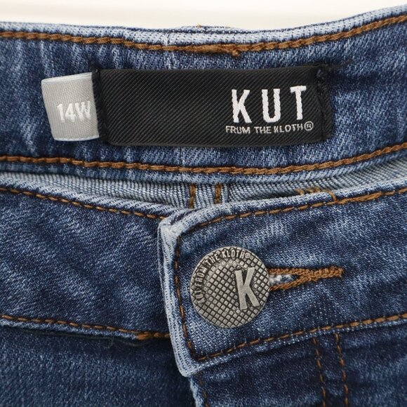 Kut From The Kloth Capri Jeans Womens 14W Blue Weekend Classic Comfort Travel - Picture 2 of 16